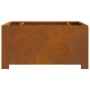Hoguera Cuadrada 80x80x40 cm Acero Resistente a la Intemperie | Foro24.es | Tu tienda online para hogar, jardín y más Foro24.es
