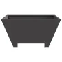Hoguera Cuadrada Negra 60x60x30 cm de Acero by , Chimneys - Ref: Foro24-858966, Price: 64,87 €, Discount: %