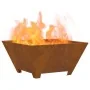 Hoguera Cuadrada 60x60x30 cm de Acero Resistente a la Intemperie de , Chimeneas - Ref: Foro24-858967, Precio: 60,05 €, Descue...