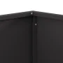 Hoguera Cuadrada Negra 80x80x40 cm de Acero by , Chimneys - Ref: Foro24-858968, Price: 87,80 €, Discount: -5%%