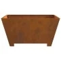 Fogata Cuadrada 80x80x40 cm Acero Resistente a la Intemperie by , Chimneys - Ref: Foro24-858969, Price: 87,99 €, Discount: -5%%