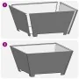 Fogata Cuadrada 80x80x40 cm Acero Resistente a la Intemperie by , Chimneys - Ref: Foro24-858969, Price: 87,99 €, Discount: -5%%