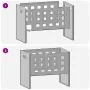 Hoguera Rectangular Negra 50x30x40 cm Acero | Foro24.es | Tu tienda online para hogar, jardín y más Foro24.es