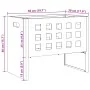 Hoguera Rectangular Negra 50x30x40 cm Acero | Foro24.es | Tu tienda online para hogar, jardín y más Foro24.es