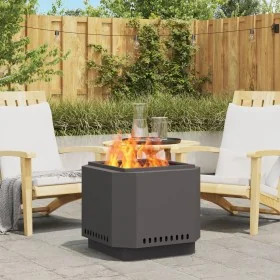 Hoguera Sin Humo Negra 58x58x51 cm Acero von , Kamine - Ref: Foro24-858974, Preis: 120,46 €, Rabatt: -5%%