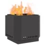 Hoguera Sin Humo Negra 58x58x51 cm Acero von , Kamine - Ref: Foro24-858974, Preis: 120,46 €, Rabatt: -5%%