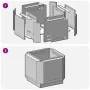 Fogata sin humo 58x58x51 cm de acero resistente al clima | Foro24.es | Tu tienda online para hogar, jardín y más Foro24.es