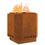 Fogón Sin Humo 48x48x51 cm de Acero Resistente a la Intemperie | Foro24.es | Tu tienda online para hogar, jardín y más Foro24.es