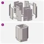 Fogata sin humo 38x38x51 cm Acero inoxidable von , Kamine - Ref: Foro24-858979, Preis: 77,50 €, Rabatt: -5%%