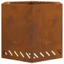 Hoguera Sin Humo Hexagonal 58x58x51 cm Acero Resistente a la Intemperie de , Chimeneas - Ref: Foro24-858981, Precio: 100,43 €...