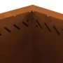 Hoguera Sin Humo Hexagonal 58x58x51 cm Acero Resistente a la Intemperie de , Chimeneas - Ref: Foro24-858981, Precio: 100,43 €...