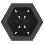 Hoguera Sin Humo Hexagonal Negra 48x48x51 cm Acero | Foro24.es | Tu tienda online para hogar, jardín y más Foro24.es