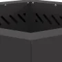 Hoguera Sin Humo Hexagonal Negra 48x48x51 cm Acero | Foro24.es | Tu tienda online para hogar, jardín y más Foro24.es