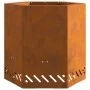 Hoguera Sin Humo Hexagonal 48x48x51 cm Acero Resistente a la Intemperie | Foro24.es | Tu tienda online para hogar, jardín y más Foro24.es