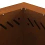 Hoguera Sin Humo Hexagonal 48x48x51 cm Acero Resistente a la Intemperie | Foro24.es | Tu tienda online para hogar, jardín y más Foro24.es