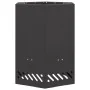 Fogón Sin Humo Hexagonal Negro 38x38x51 cm Acero | Foro24.es | Tu tienda online para hogar, jardín y más Foro24.es