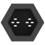 Fogón Sin Humo Hexagonal Negro 38x38x51 cm Acero | Foro24.es | Tu tienda online para hogar, jardín y más Foro24.es