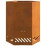 Hoguera Sin Humo Hexagonal 38x38x51 cm Acero Resistente a la Intemperie | Foro24.es | Tu tienda online para hogar, jardín y más Foro24.es