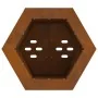 Hoguera Sin Humo Hexagonal 38x38x51 cm Acero Resistente a la Intemperie | Foro24.es | Tu tienda online para hogar, jardín y más Foro24.es