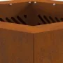 Hoguera Sin Humo Hexagonal 38x38x51 cm Acero Resistente a la Intemperie | Foro24.es | Tu tienda online para hogar, jardín y más Foro24.es