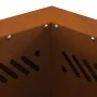 Hoguera Sin Humo Hexagonal 38x38x51 cm Acero Resistente a la Intemperie | Foro24.es | Tu tienda online para hogar, jardín y más Foro24.es