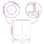 Hoguera Sin Humo Hexagonal 38x38x51 cm Acero Resistente a la Intemperie | Foro24.es | Tu tienda online para hogar, jardín y más Foro24.es