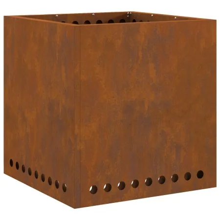 Fogata Sin Humo Cuadrada 48x48x50 cm Acero Resistente a la Intemperie | Foro24.es | Tu tienda online para hogar, jardín y más Foro24.es