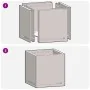 Fogata Sin Humo Cuadrada 48x48x50 cm Acero Resistente a la Intemperie | Foro24.es | Tu tienda online para hogar, jardín y más Foro24.es
