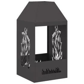 Comprar Hoguera Negra 50x50x100 cm Acero