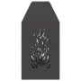 Hoguera Negra 50x50x100 cm Acero | Foro24.es | Tu tienda online para hogar, jardín y más Foro24.es