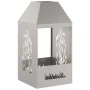Hoguera 50x50x100 cm de acero resistente a la intemperie by , Chimneys - Ref: Foro24-858991, Price: 112,71 €, Discount: -5%%