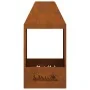 Hoguera 50x50x100 cm de acero resistente a la intemperie by , Chimneys - Ref: Foro24-858991, Price: 112,71 €, Discount: -5%%