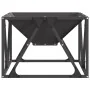 Fogón Cuadrado Negro 50x50x35 cm Acero | Foro24.es | Tu tienda online para hogar, jardín y más Foro24.es