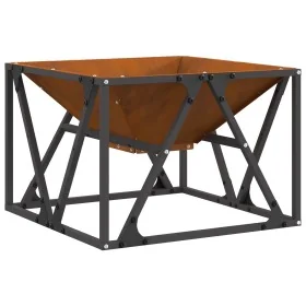 Fogata Cuadrada 50x50x35 cm Acero Resistente a la Intemperie de , Chimeneas - Ref: Foro24-858993, Precio: 65,00 €, Descuento:...
