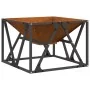 Fogata Cuadrada 50x50x35 cm Acero Resistente a la Intemperie by , Chimneys - Ref: Foro24-858993, Price: 65,00 €, Discount: -5%%