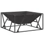 Hoguera Cuadrada Negra 80x80x40 cm de Acero | Foro24.es | Tu tienda online para hogar, jardín y más Foro24.es