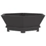 Fogón Hexagonal Negro 75x75x28 cm Acero | Foro24.es | Tu tienda online para hogar, jardín y más Foro24.es