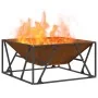 Fogata Cuadrada 80x80x40 cm Acero Corroso von , Kamine - Ref: Foro24-858995, Preis: 97,11 €, Rabatt: -5%%