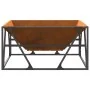 Fogata Cuadrada 80x80x40 cm Acero Corroso von , Kamine - Ref: Foro24-858995, Preis: 97,11 €, Rabatt: -5%%