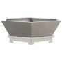 Hoguera Hexagonal 75x75x28 cm Acero Resistente a la Intemperie by , Chimneys - Ref: Foro24-858997, Price: 95,94 €, Discount: ...