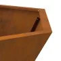 Hoguera Hexagonal 75x75x28 cm Acero Resistente a la Intemperie by , Chimneys - Ref: Foro24-858997, Price: 95,94 €, Discount: ...