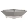 Fogata Hexagonal 100x100x28 cm Acero Resistente a la Intemperie by , Chimneys - Ref: Foro24-858999, Price: 116,99 €, Discount...