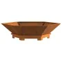 Fogata Hexagonal 100x100x28 cm Acero Resistente a la Intemperie by , Chimneys - Ref: Foro24-858999, Price: 116,99 €, Discount...