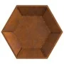 Fogata Hexagonal 100x100x28 cm Acero Resistente a la Intemperie by , Chimneys - Ref: Foro24-858999, Price: 116,99 €, Discount...