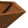 Fogata Hexagonal 100x100x28 cm Acero Resistente a la Intemperie by , Chimneys - Ref: Foro24-858999, Price: 116,99 €, Discount...