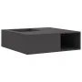 Hoguera con Almacenamiento de Leña Negro 100x100x30 cm Acero by , Chimneys - Ref: Foro24-859000, Price: 180,76 €, Discount: -5%%