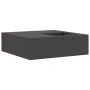 Hoguera con Almacenamiento de Leña Negro 100x100x30 cm Acero by , Chimneys - Ref: Foro24-859000, Price: 180,76 €, Discount: -5%%