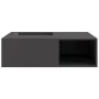 Hoguera con Almacenamiento de Leña Negro 100x100x30 cm Acero by , Chimneys - Ref: Foro24-859000, Price: 180,76 €, Discount: -5%%