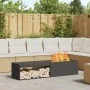 Hoguera con Almacenamiento para Troncos Negro 160x45x35 cm Acero by , Chimneys - Ref: Foro24-859002, Price: 165,78 €, Discoun...