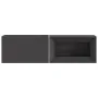 Hoguera con Almacenamiento para Troncos Negro 160x45x35 cm Acero by , Chimneys - Ref: Foro24-859002, Price: 165,78 €, Discoun...